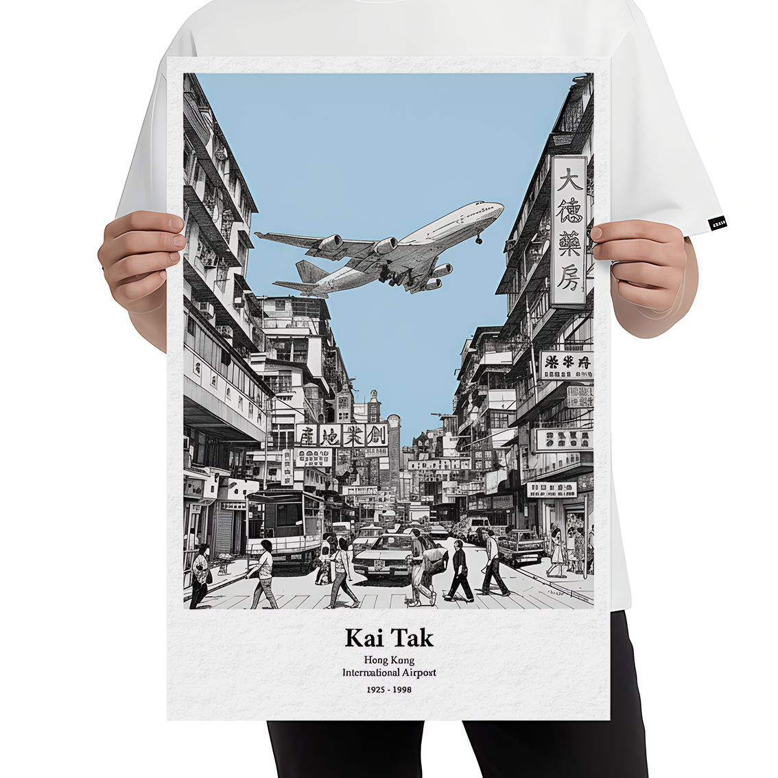 A2 Size Poster of Kai Tak