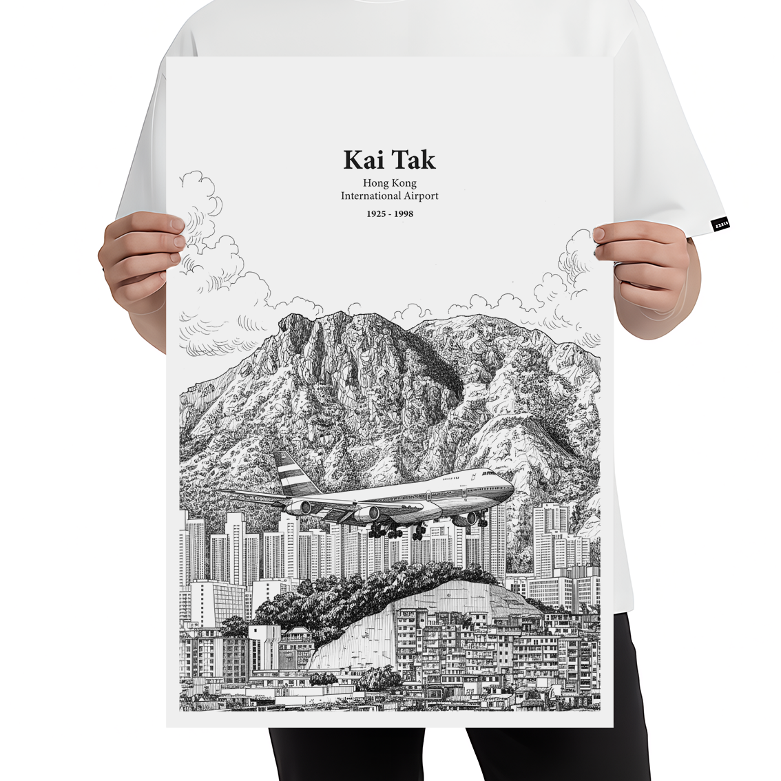 A2 Size Poster of Kai Tak